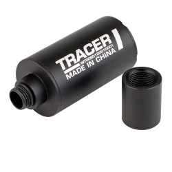 Трассерная насадка-глушитель WOSPORT Airsoft Auto Tracer (85 мм), черный Трассерная насадка-глушитель WOSPORT Airsoft Auto Tracer (85 мм), черный