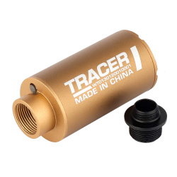 Трассерная насадка-глушитель с адаптером WOSPORT High Power Flash, тан Трассерная насадка-глушитель с адаптером WOSPORT High Power Flash, тан