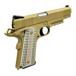 Пистолет газовый WE Colt M45A1, тан Пистолет газовый WE Colt M45A1, тан