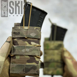 Подсумок для магазинов АК SKIF Armor SPK-4-1М открытый (Multicam) Подсумок для магазинов АК SKIF Armor SPK-4-1М открытый (Multicam)