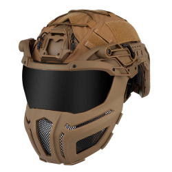 Шлем WOSPORT FAST Helmet Fully Protected Version с очками и маской (Тан) Шлем WOSPORT FAST Helmet Fully Protected Version с очками и маской (Тан)