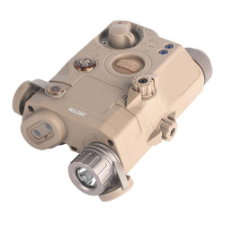 Комплекс тактический WADSN PEQ-15 фонарь, зеленый ЛЦУ, ИК-режим, тан