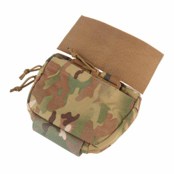 Подсумок напашный для бронежилетов WOSPORT Tactical Drop Pouch, мультикам Подсумок напашный для бронежилетов WOSPORT Tactical Drop Pouch, мультикам
