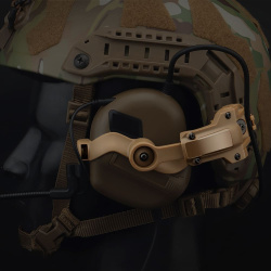 Крепления для наушников на шлем WOSPORT Helmet Rail Adapter (Тан)