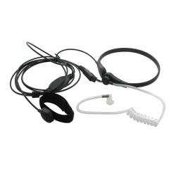 Гарнитура ларингофон с кнопкой на палец Kenwood,Baofeng-разъем