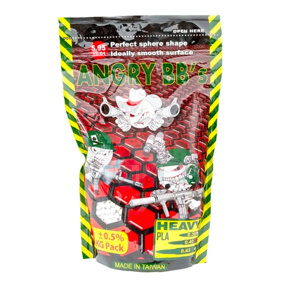 Шары ANGRY 0.40 Perfect, белый, 2500 шт, 1 кг