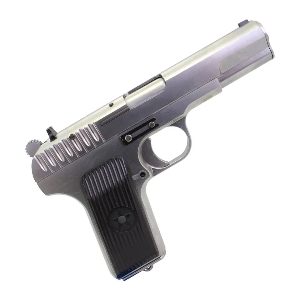 Пистолет газовый WE TT-33, хром Пистолет газовый WE TT-33, хром