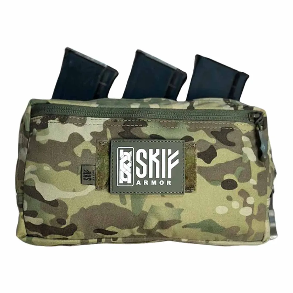 Подсумок для магазинов АК SKIF Armor SPK-5-3М Мунин с утилитарным подсумком Подсумок для магазинов АК SKIF Armor SPK-5-3М Мунин с утилитарным подсумком