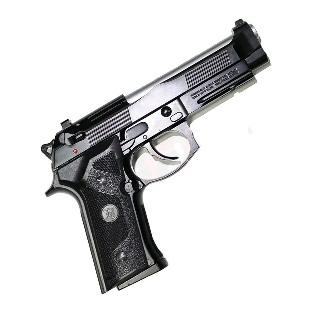 Пистолет газовый KJWorks Beretta M9A1, сер.ствол, планка
