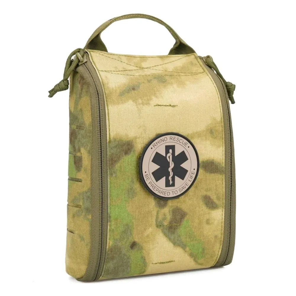 Аптечка Rhino Rescue IFAK Portable (11 предметов в подсумке), мох