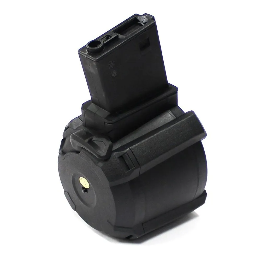 Магазин бункерный M4 бубен CYMA 1200 шаров звук.контроль HY-402