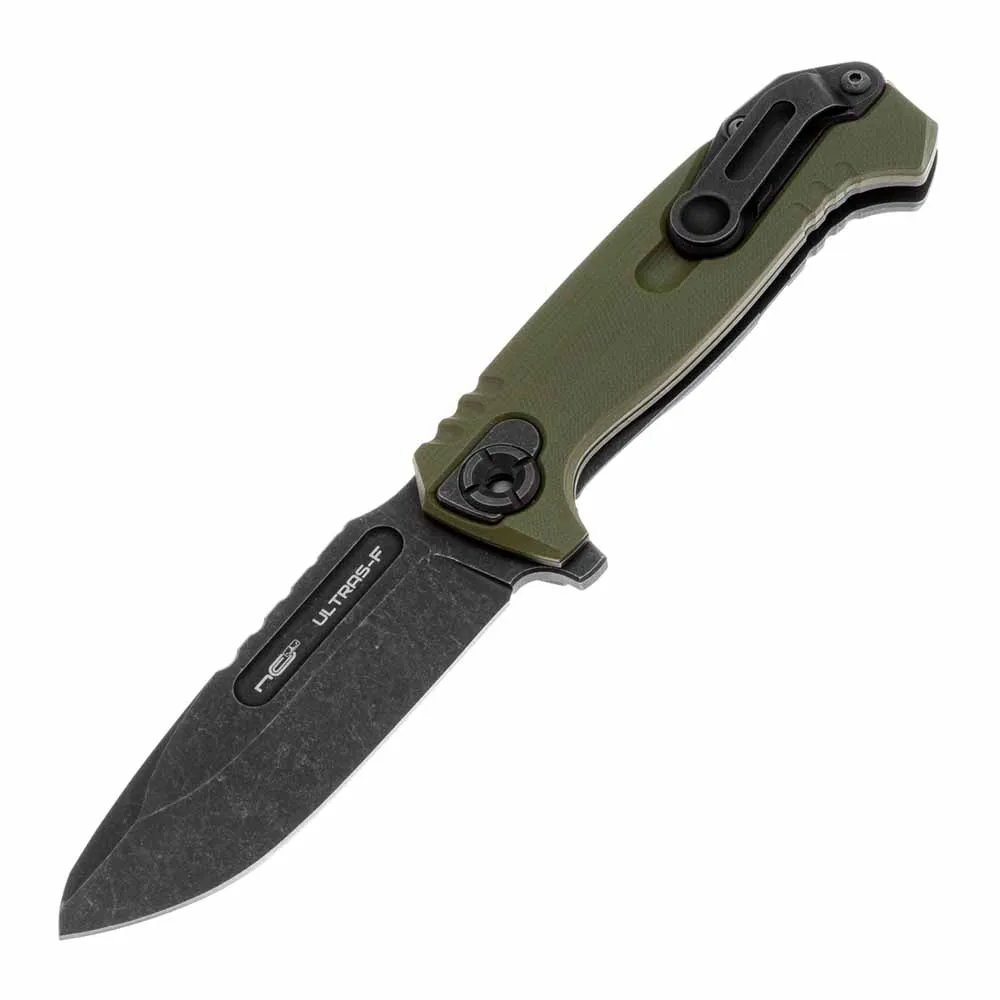 Нож N.C.Custom ULTRAS-F AUS-10 BSW, олива