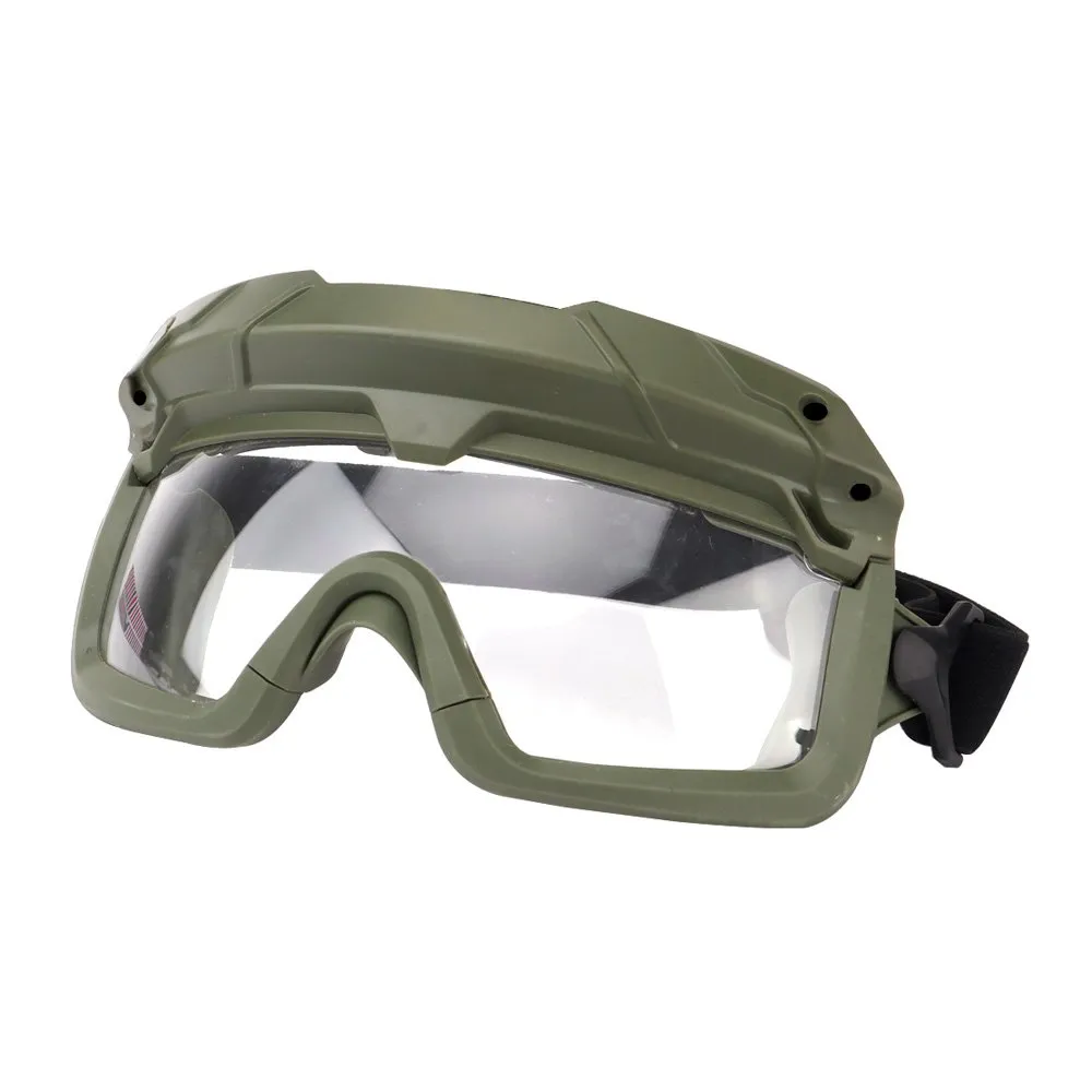 Очки тактические WOSPORT Tactical Multidimensional Split Goggle, прозрачные с креплением на шлем Очки тактические WOSPORT Tactical Multidimensional Split Goggle, прозрачные с креплением на шлем