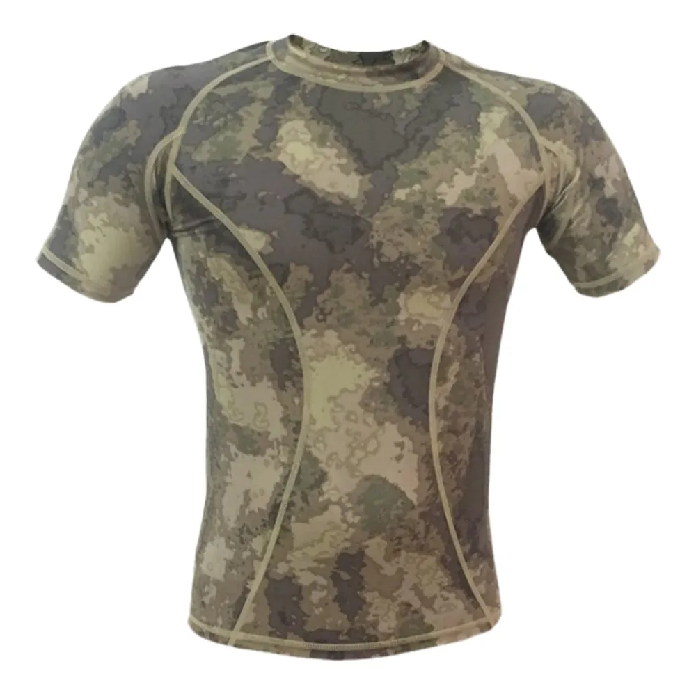 Футболка влагоотводящая WOSPORT Camouflage T-shirt